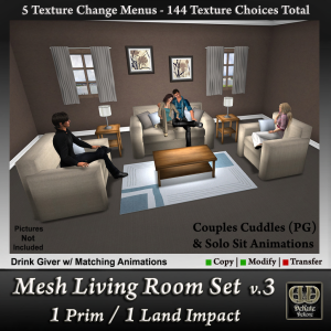 1 Prim Mesh Living Room-v3