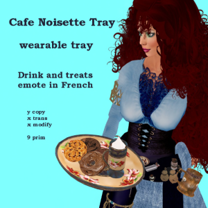 Cafe Noisette Tray (french) photo