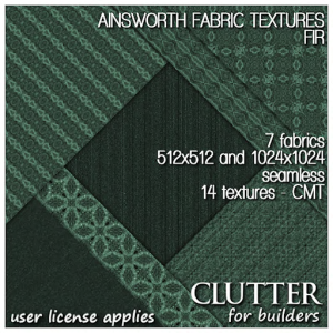Clutter for Builders - Ainsworth Fabric Textures Fir