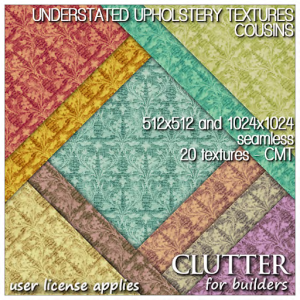 Clutter for Builders - Understated Upholstery Textures Cousins