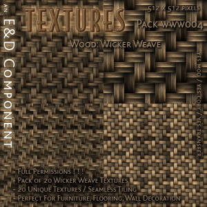 E&D ENGINEERING_ Textures - Wood Wicker Weave WWW004_t