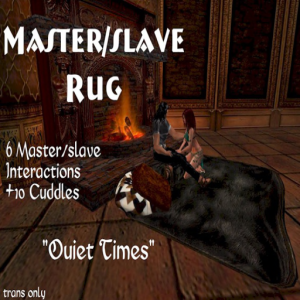 Elegance _Quiet Times_ Master_slave Rug (sign)