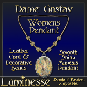 _LUM-Dame Gustav Pendant WOMENS