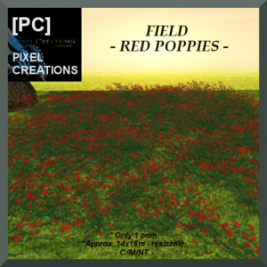 [PC] PIXEL CREATIONS - MEADOW RED POPPIES