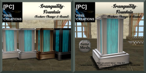 [PC]PIXEL CREATIONS - TRANQUILITY FOUNTAIN W_TEX.CHANGE & SOUND