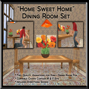 {r} Home Sweet Home Dining Room Set