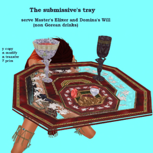 The submissive tray photo