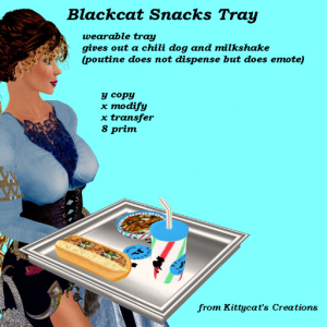 Blackcat snacks tray photo