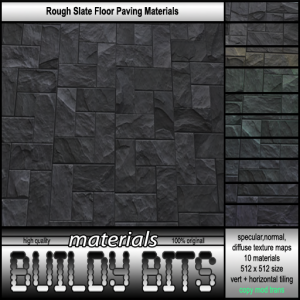 ~Buildy Bits~ Rough Slate Paving Materilas box