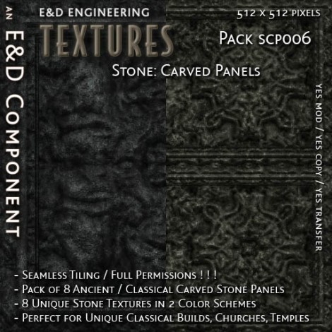 E&D ENGINEERING_ Textures - Stone Carved Panels SCP006_t